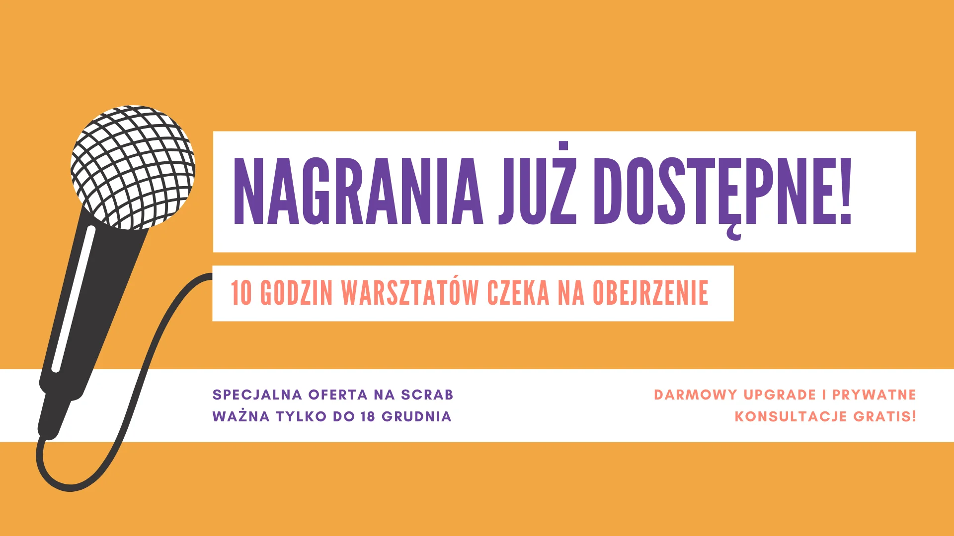Zapraszam do obejrzenia nagrań z warsztatów inwestycyjnych!